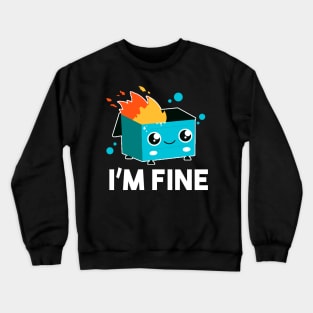 dumpster-fire Crewneck Sweatshirt